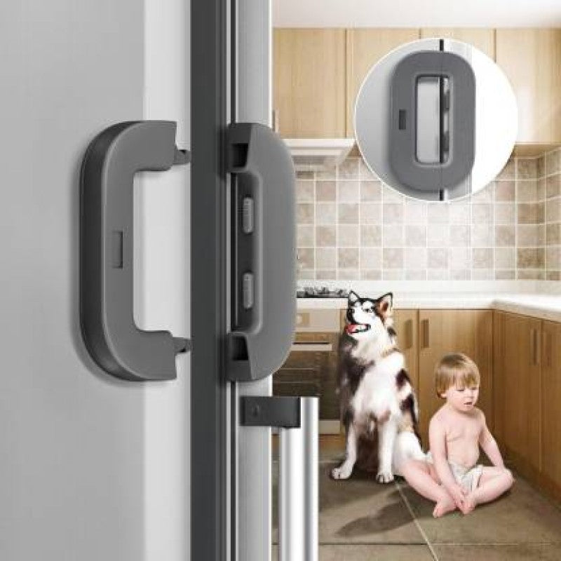 Self-Adhesive Fridge Lock Latchs System for Home Refrigerator Lock Fridge Freezer Door Locks Kids Baby Safety Child Cabinet Lock
