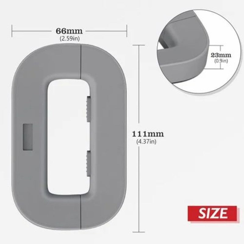 Self-Adhesive Fridge Lock Latchs System for Home Refrigerator Lock Fridge Freezer Door Locks Kids Baby Safety Child Cabinet Lock