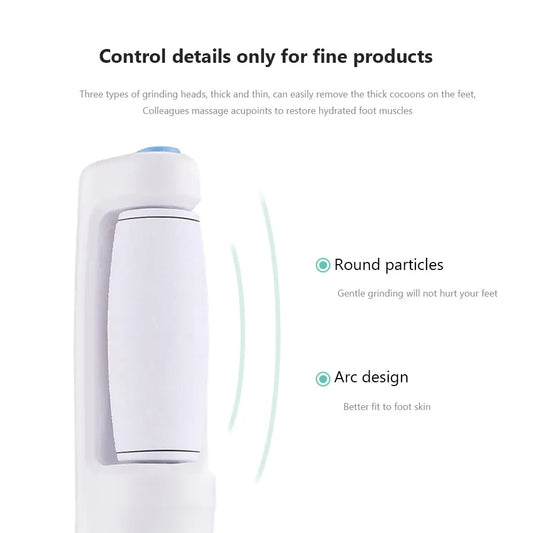 Electric Foot Grinder Automatic Foot Callus Rubbing Pedicure Rechargeable Dead Skin Callus Remover Feet Clean Care Machine